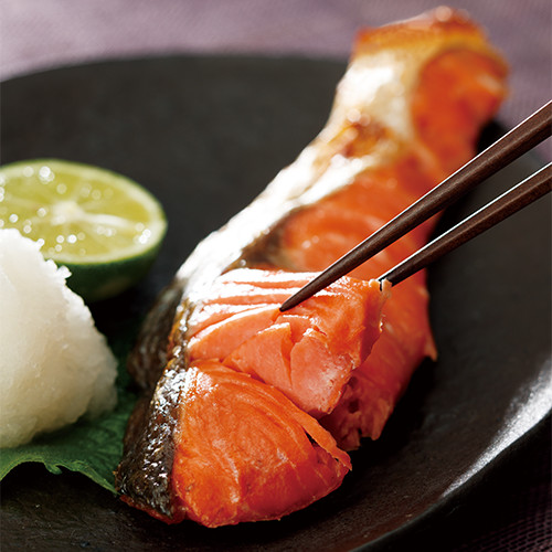 リンベル 日本の極み　築地仕込の紅鮭 塩紅鮭切身7切