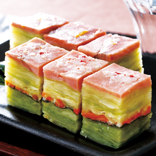 北彩庵　北海道の鮭かさね漬「麹・柚子」